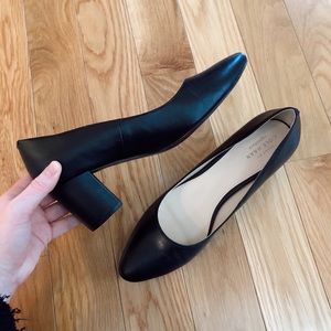 Cole Haan Justine block heel leather pump
